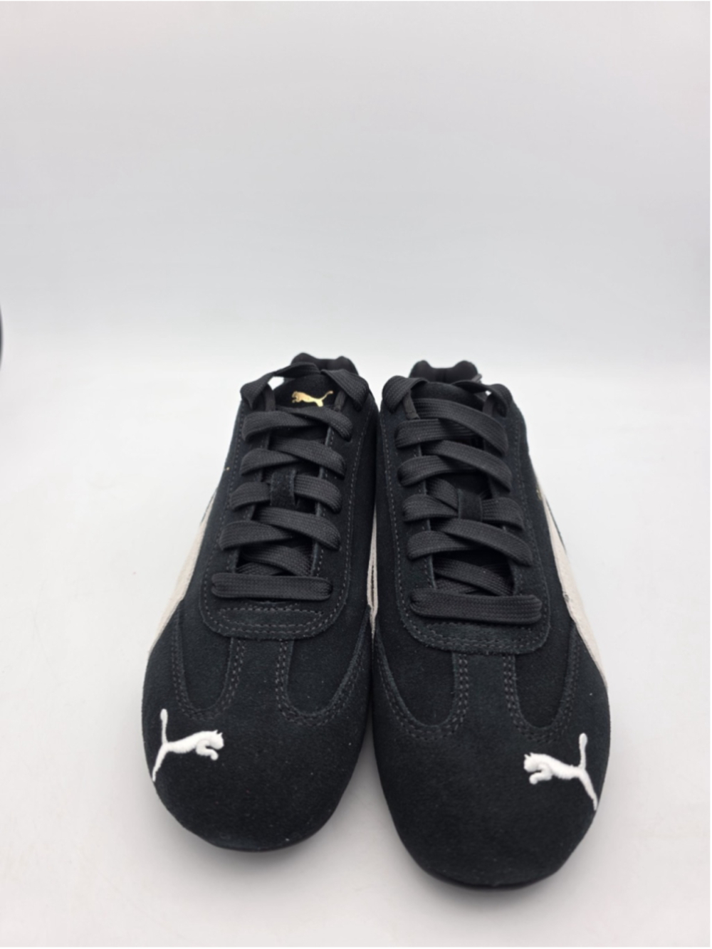 Puma Boys Speedcat Jr Lace Up Suede Sneakers Black Size 6.5 - Picture 2 of 5